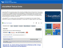 Tablet Screenshot of insocialwork.org